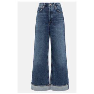 Agolde Dame high-rise wide-leg jeans Size 25